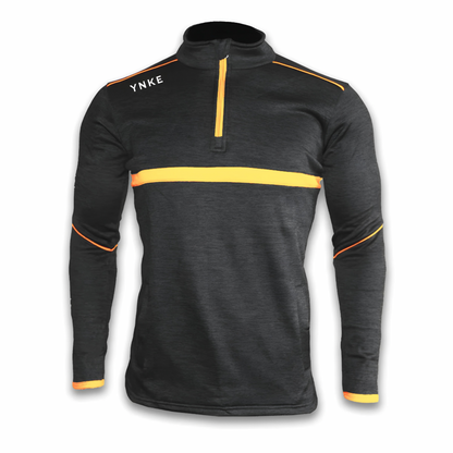 Black Half Zip Top