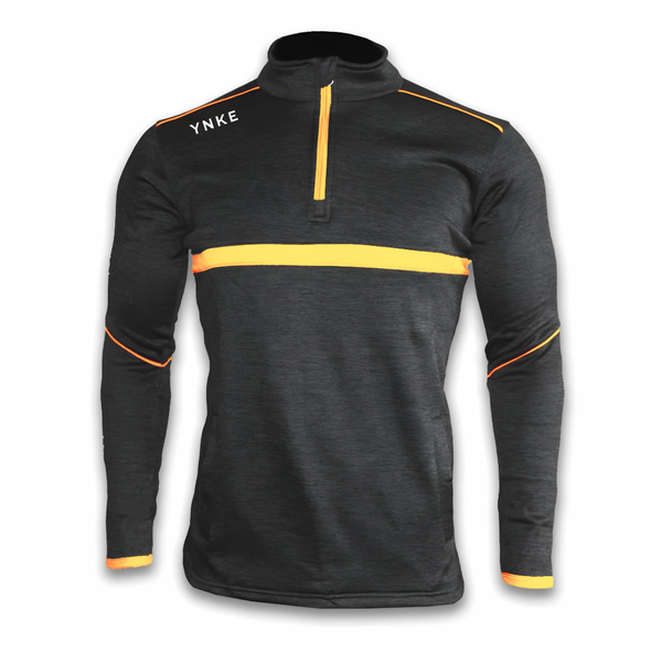 Black Half Zip Top