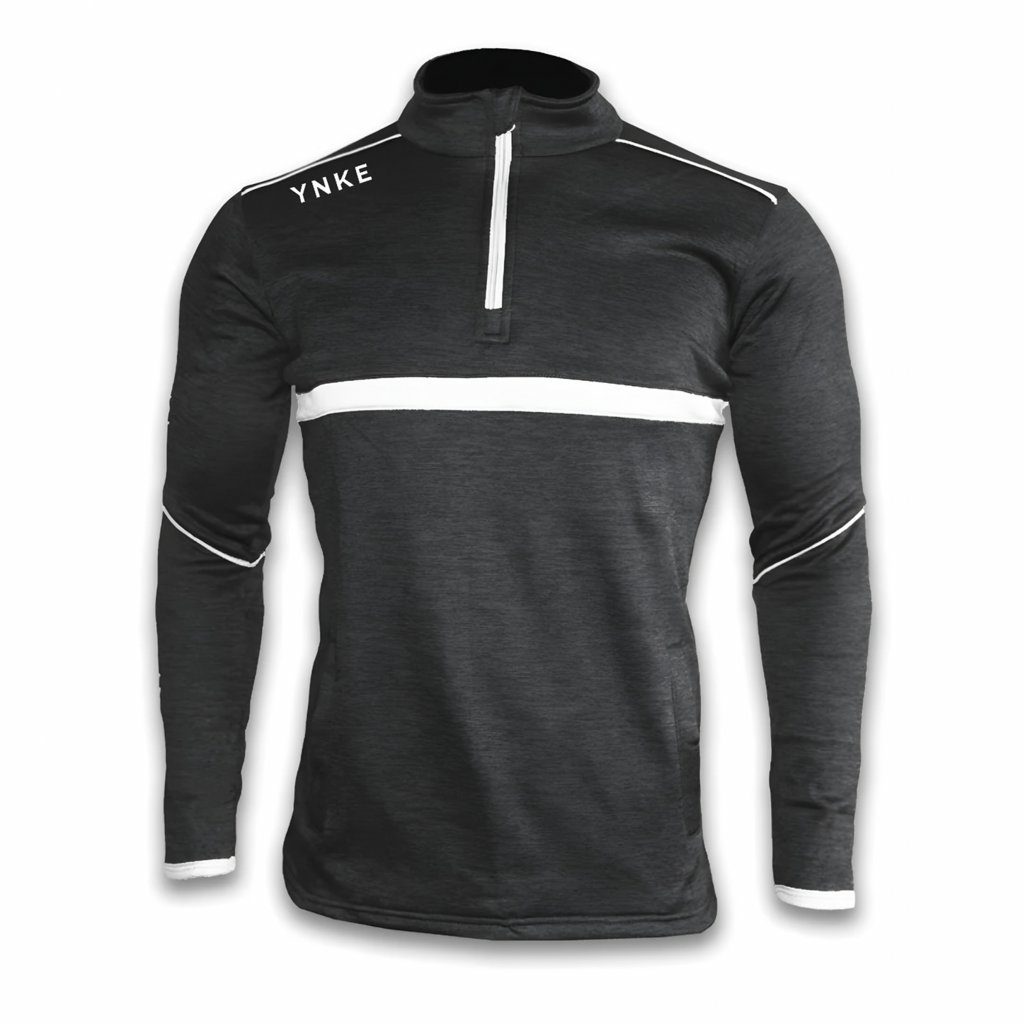 Black Half Zip Top