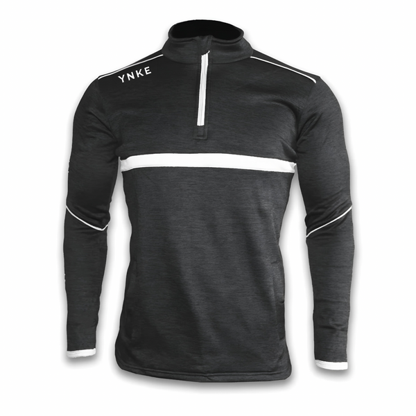 Black Half Zip Top
