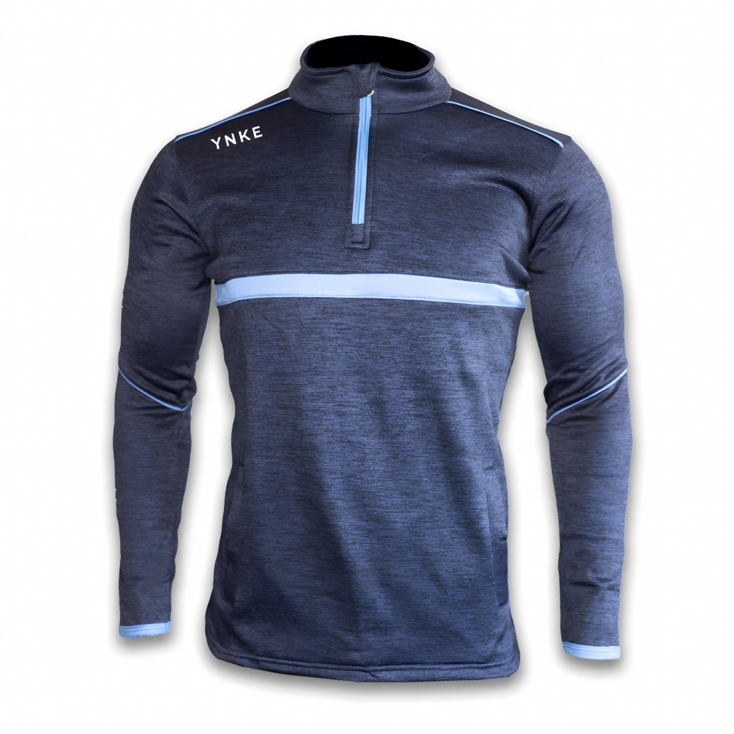 Navy Half Zip Top