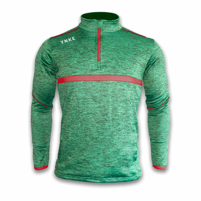 Green Half Zip Top