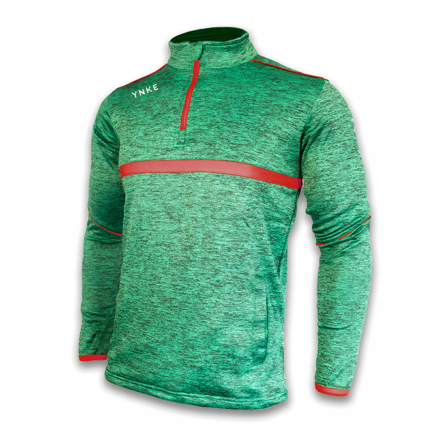 Green Half Zip Top
