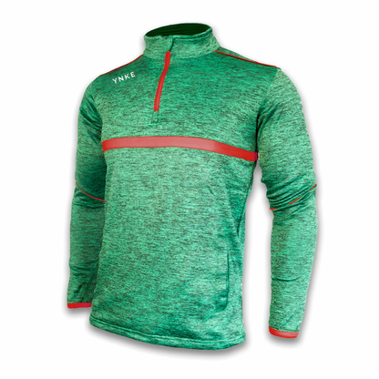 Green Half Zip Top