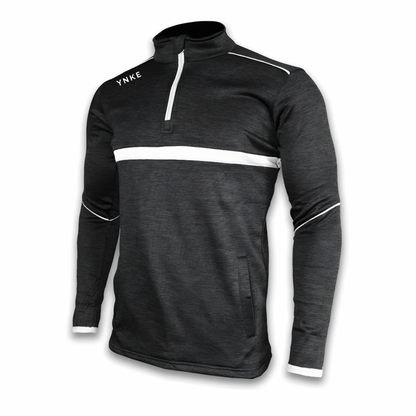 Black Half Zip Top