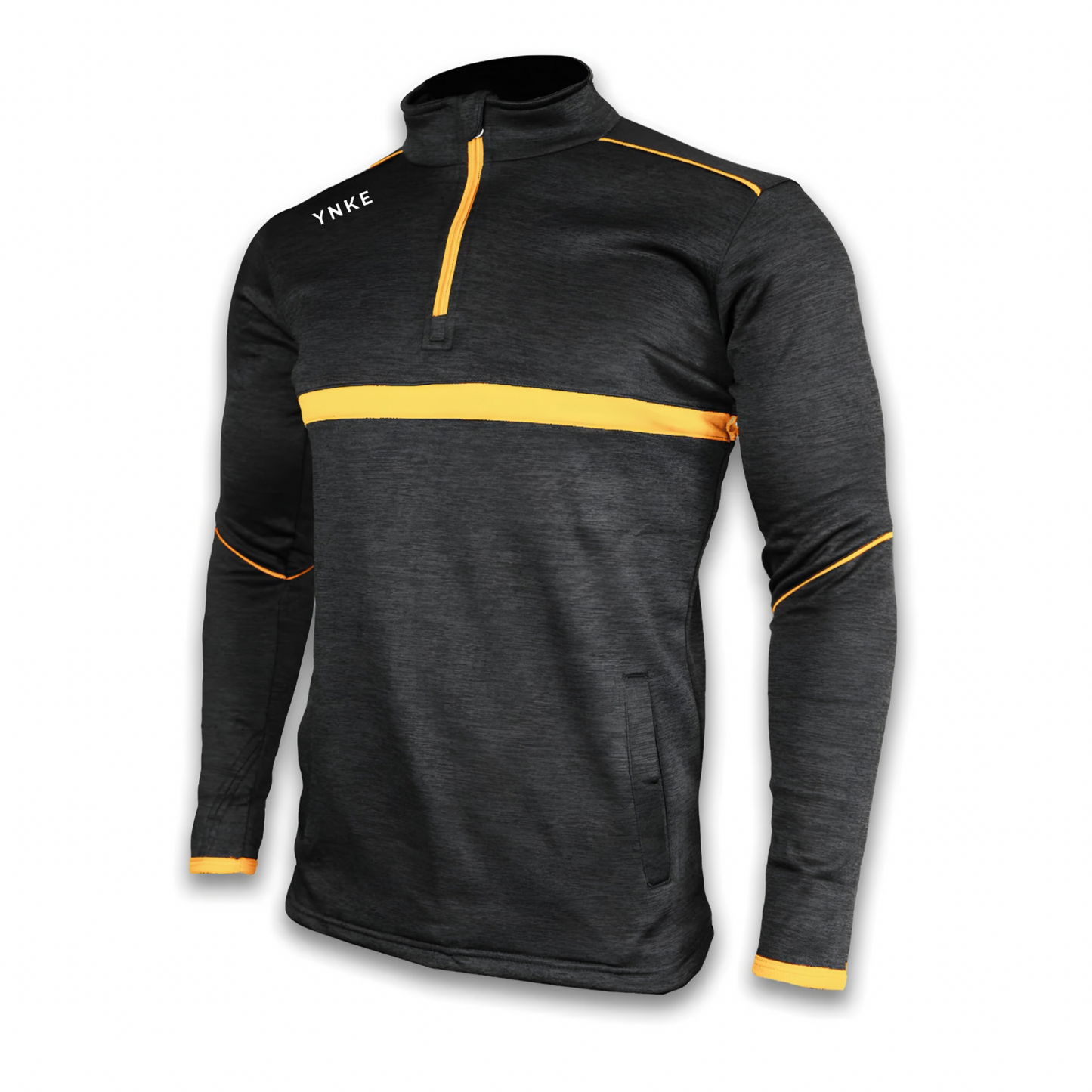 Black Half Zip Top