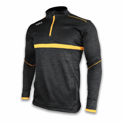 Black Half Zip Top