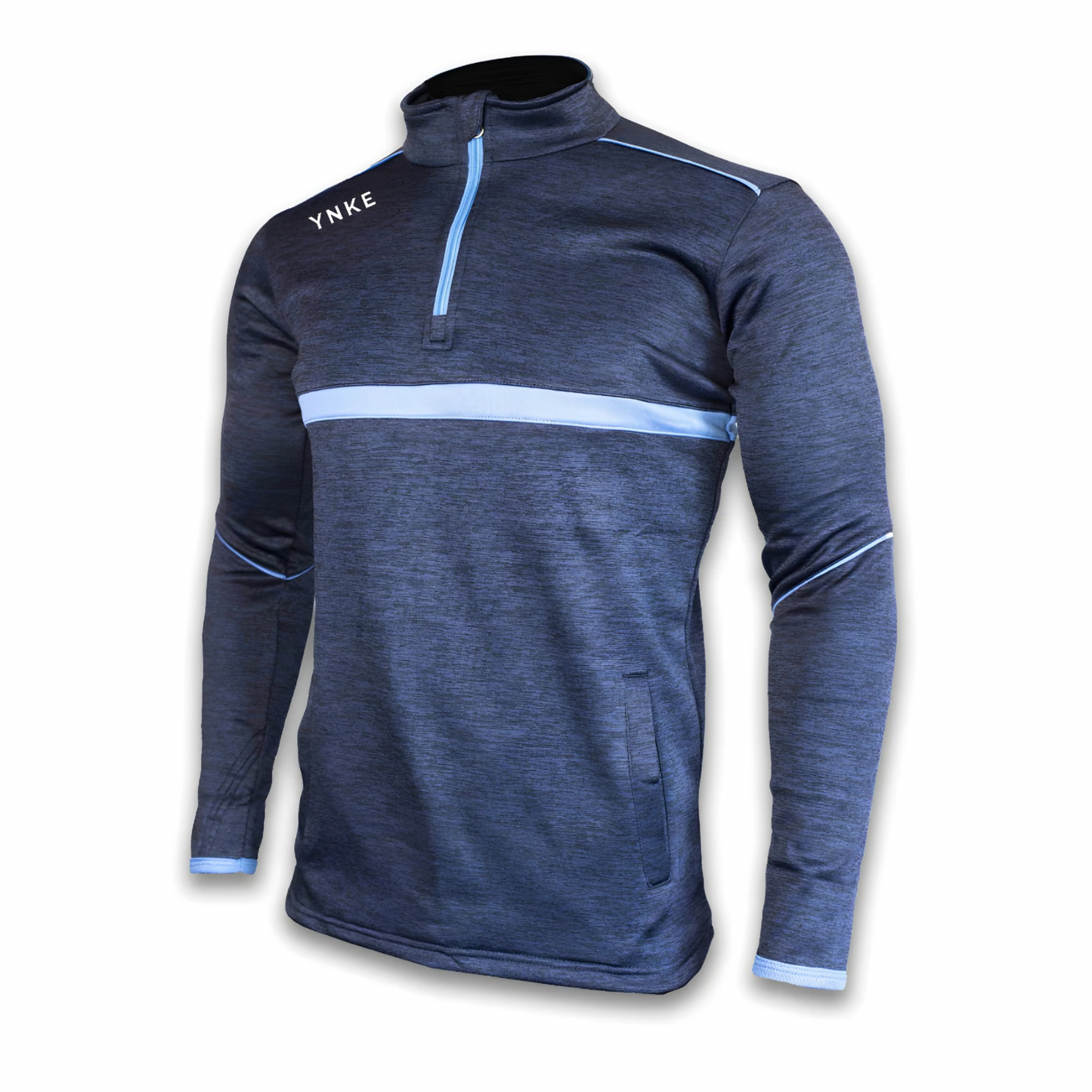 Navy Half Zip Top