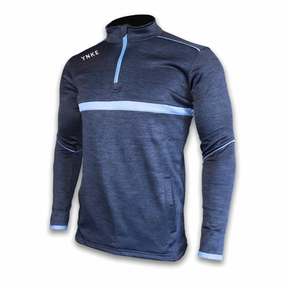 Navy Half Zip Top