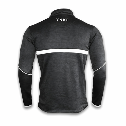 Black Half Zip Top