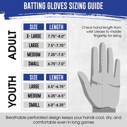 Diamond Grip Batting Gloves